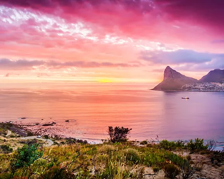 Attractions in Cape Town - Table Mountain and Lions head